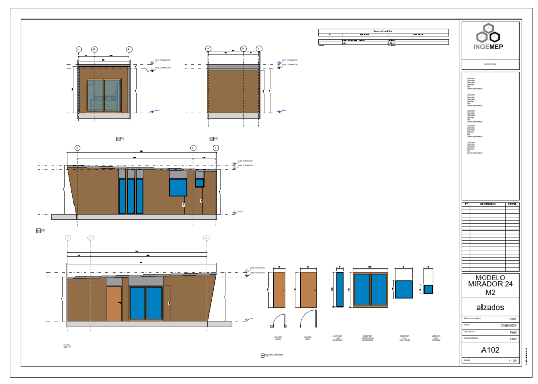 Modelo Mirador 24 m2 - lamina