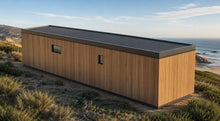 Vista exterior posterior del Modelo Bahía 36 m²