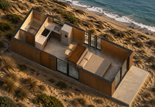 Vista exterior lateral del Modelo Nido 24 m²