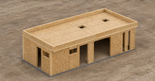 Vista del panelizado SIP del Modelo Quincho 40 m²