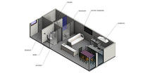 Vista 3D del Modelo Quincho 40 m²