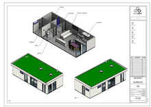 Lámina arquitectónica 3 del Modelo Quincho 40 m²